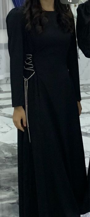 Платья черное длинное