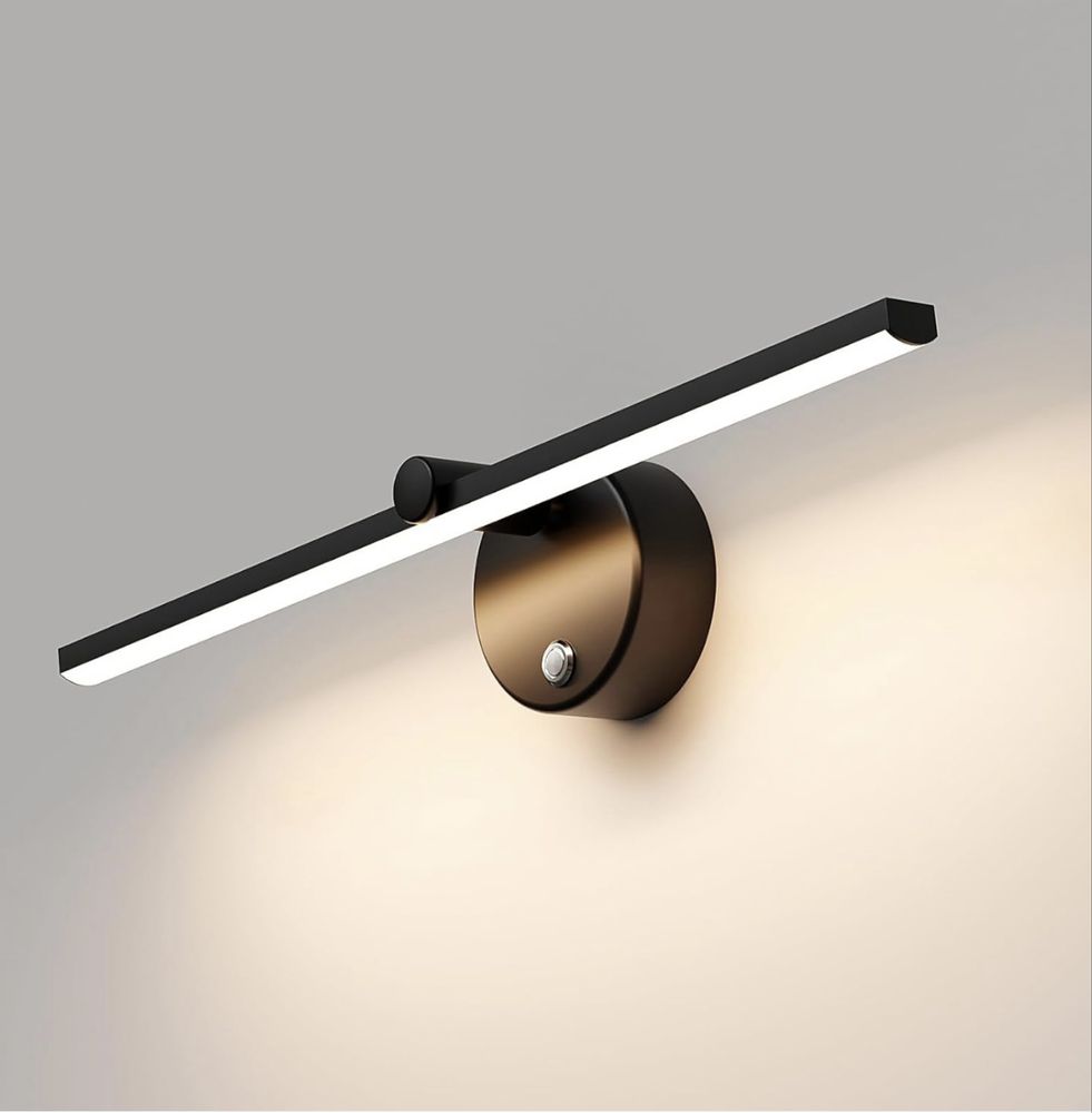 Lumină LED pentru oglindă de baie reglabilă cu întrerupător