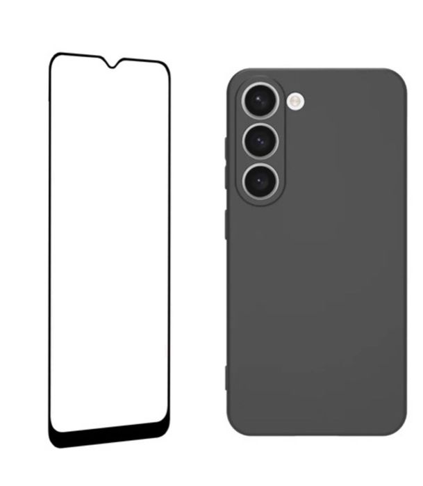 Samsung A31/A32/A33/A34/A35/A36 Husa Silicon si Folie Sticla X Glass9D