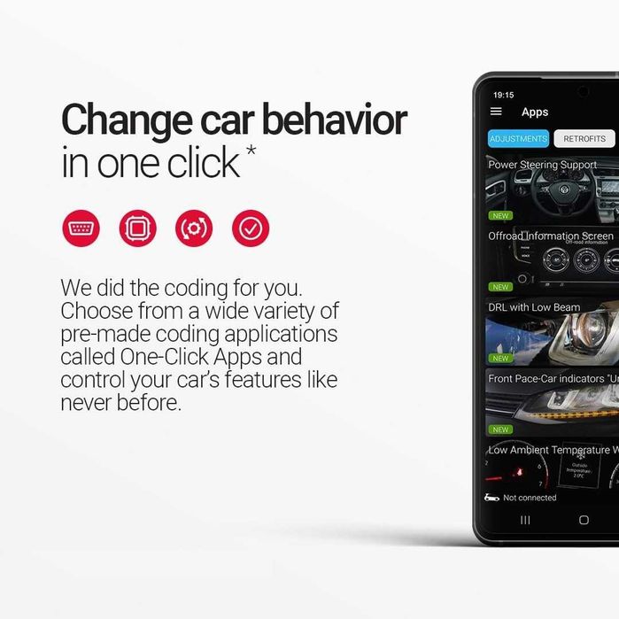 Interfata Diagnoza OBDeleven Tester Auto Scanner