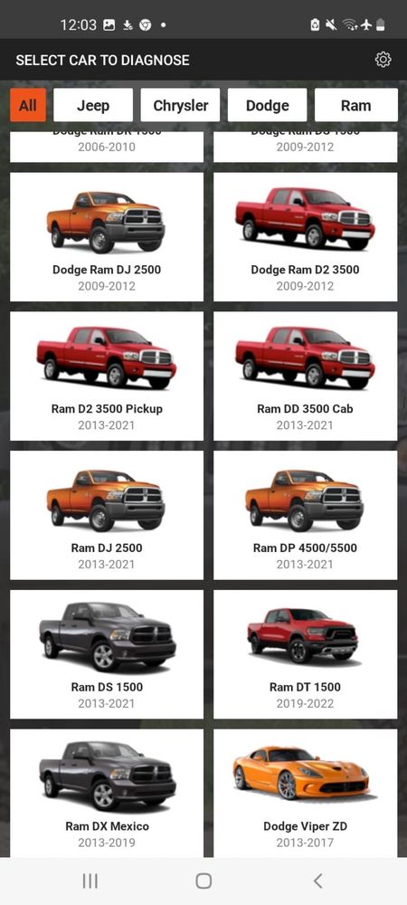 Tester/Diagnoza auto Jeep/Chrysler/Dodge/Ram cu icar pro V4.0 bluetoot