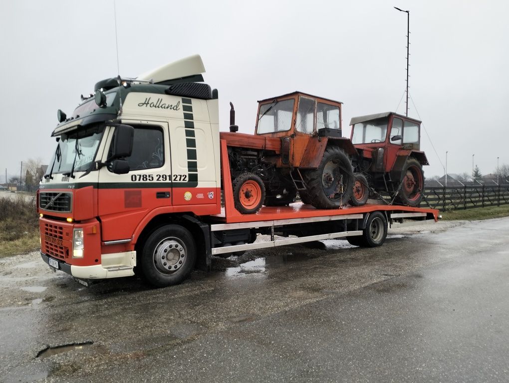 Tractari auto ZIMNICEA transport tractor buldoexcavator remorca disc
