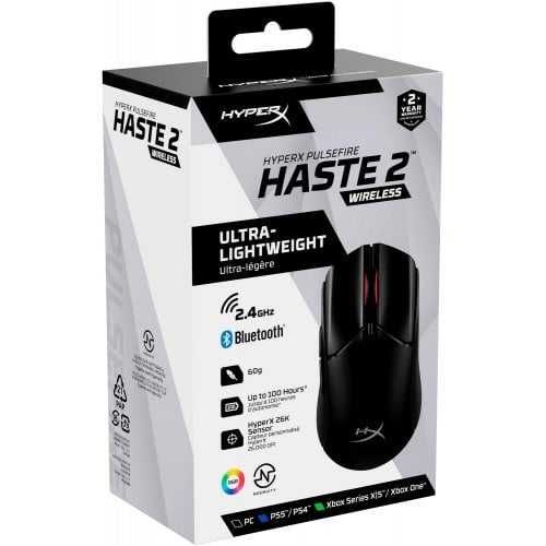 Геймърска мишка HyperX Pulsefire Haste 2 Wireless