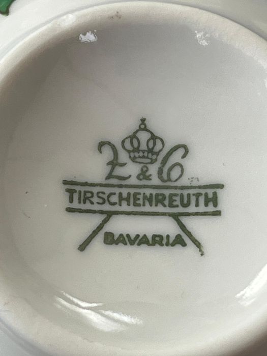 Елегантен чаен сервиз TIRSCHENREUTH Bavaria