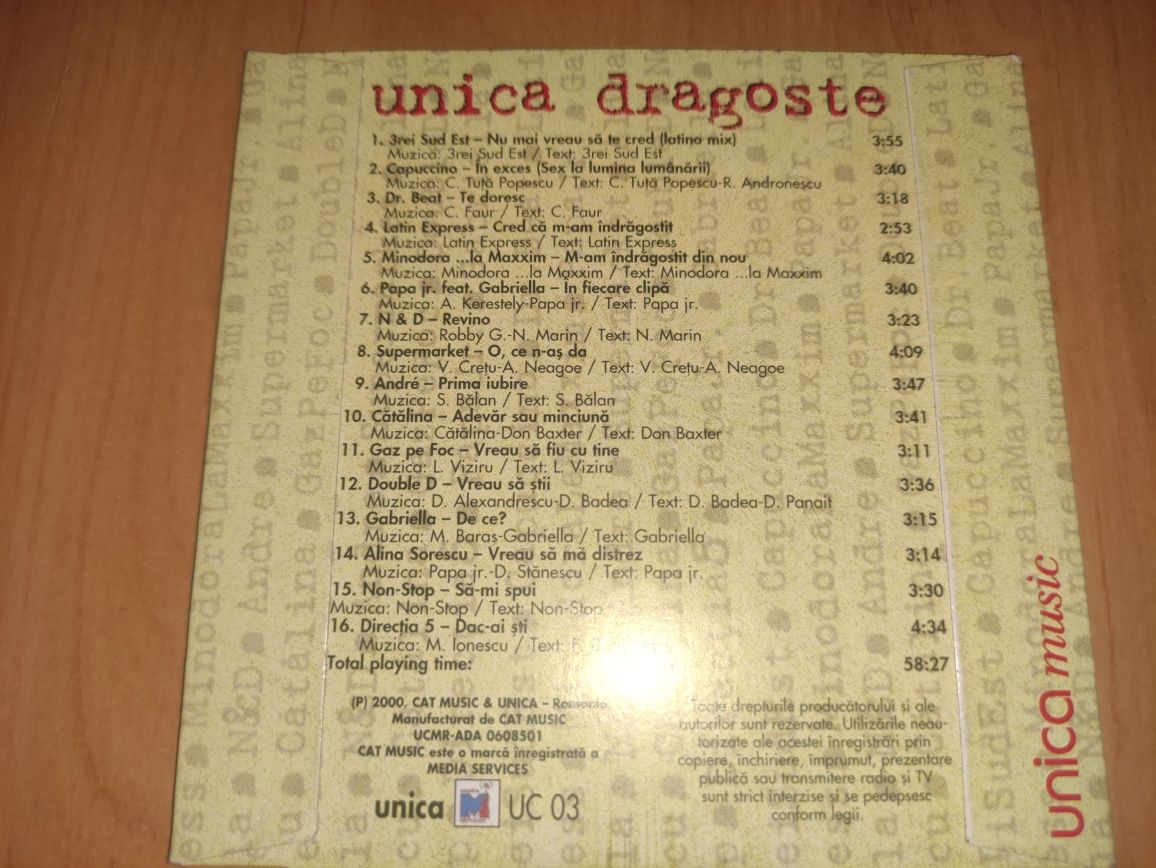 Cd compilație muzica românească