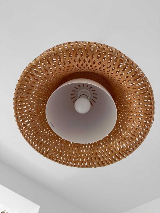 2 Lustre suspendate bambus