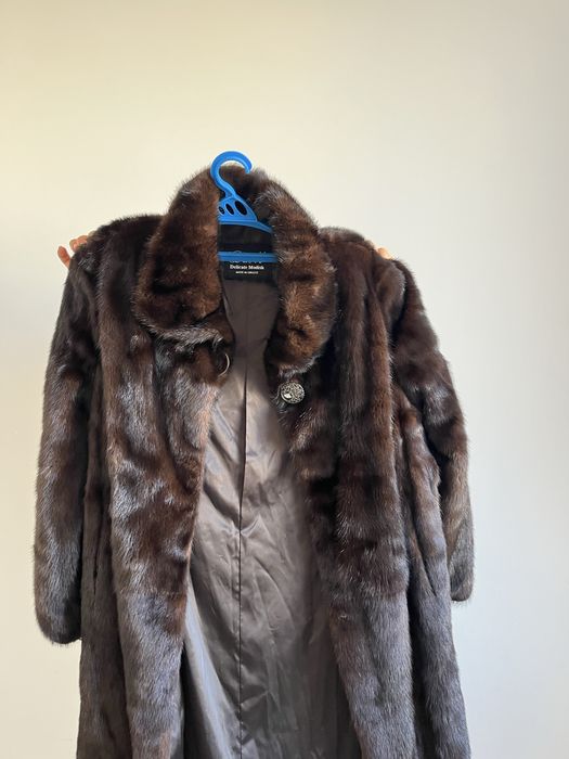 Натуралный норковый шуба