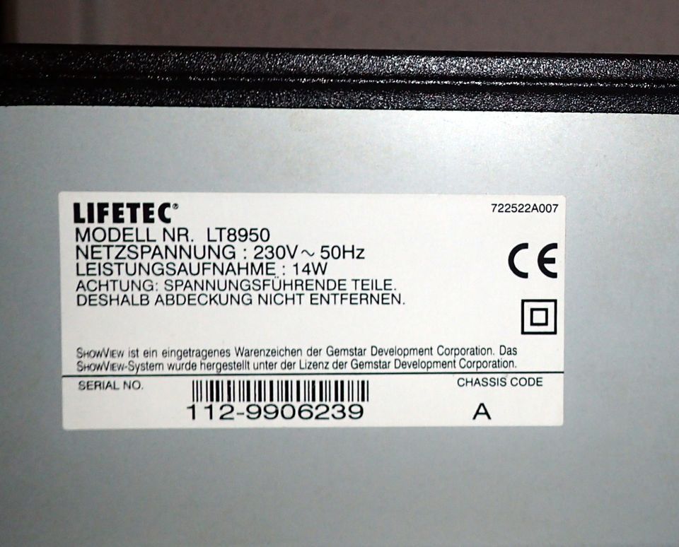 Video recorder Lifetec Germany