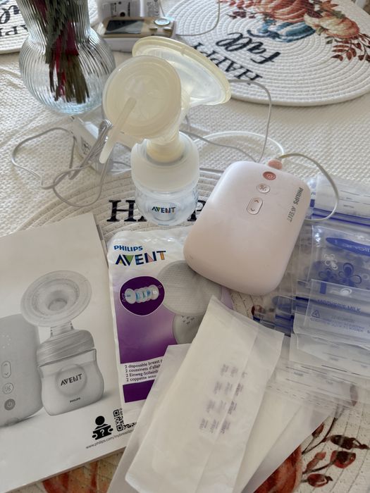 Pompă de sân Philips Avent roz – stare excelentă