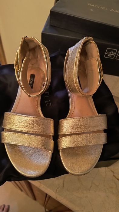 Sandale aurii Rachel Zoe