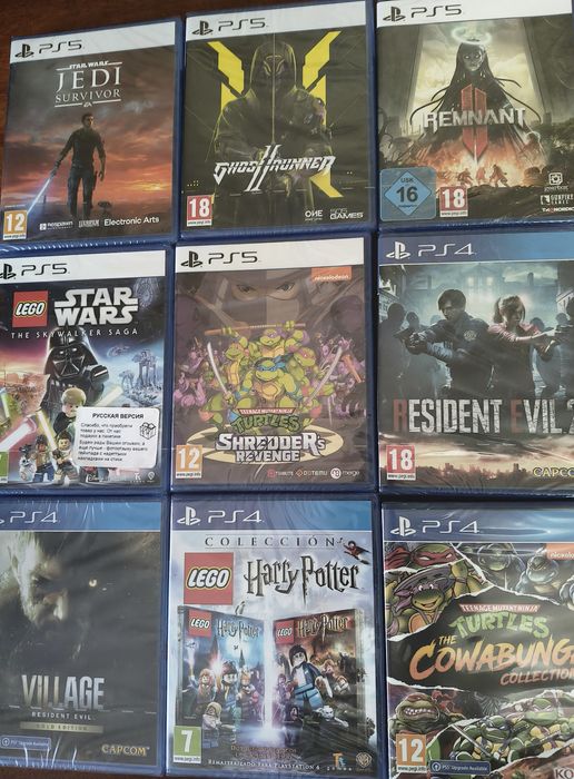 Продам игры на PS4/PS5