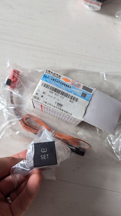 Buton si cablaj SET presiune roti OEM Volkswagen Golf