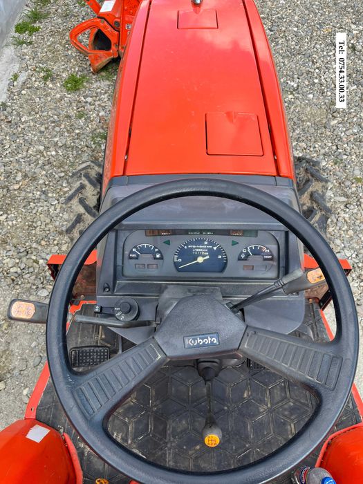 Tractor japonez 4x4 kubota gl221 INMATRICULAT cu freza si plug