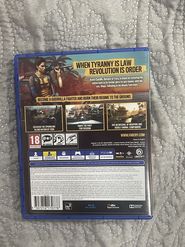 Продавам far cry6 за ps 4