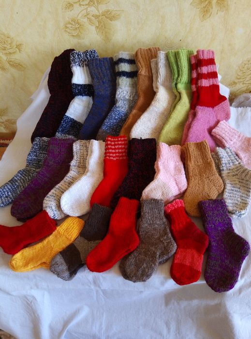 носки ручной вязки