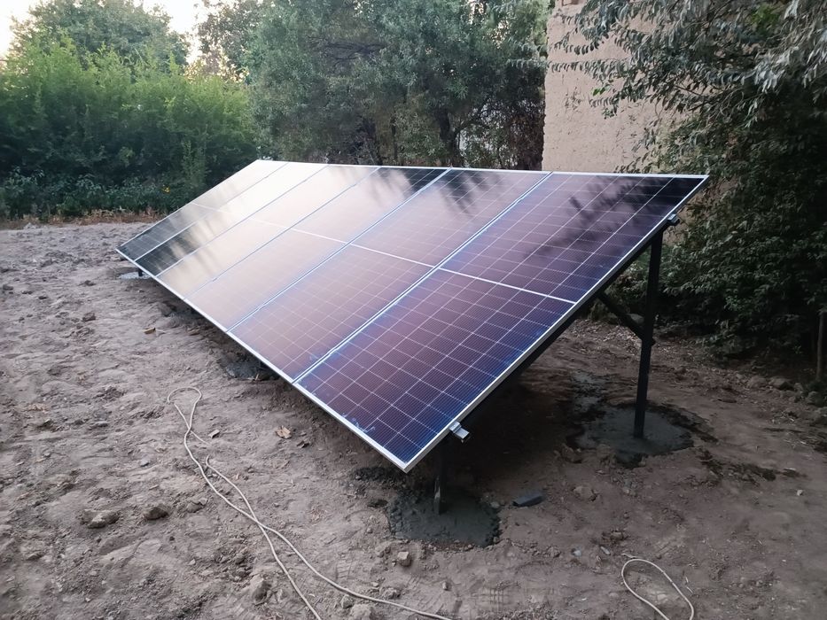 Quyosh panellar o'rnatish