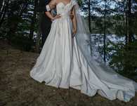 Rochie de mireasă curățată profesional