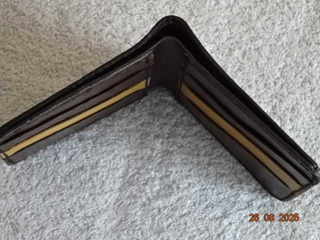 мъжки портфейл /ръчна изработка/ естествена кожа