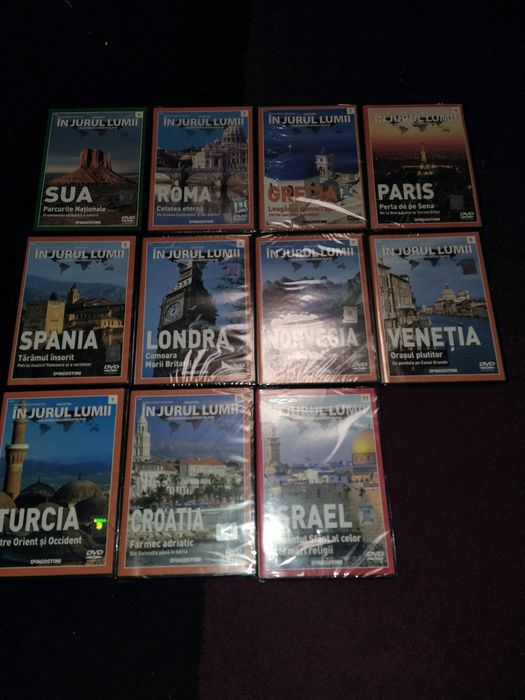 Vând colecție DVD -uri  "In jurul Lumii"