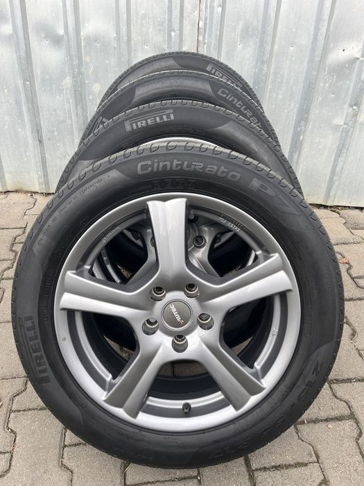 Jante aliaj 5x112mm, anvelope 215/55 R17, VW, Seat, Skoda, Audi