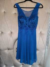 Rochie albastra de ocazie
