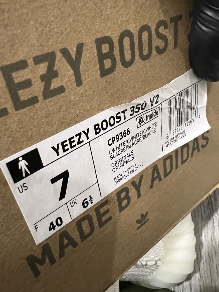 36-46 Adidas Yeezy Boost 350 v2 Cream white