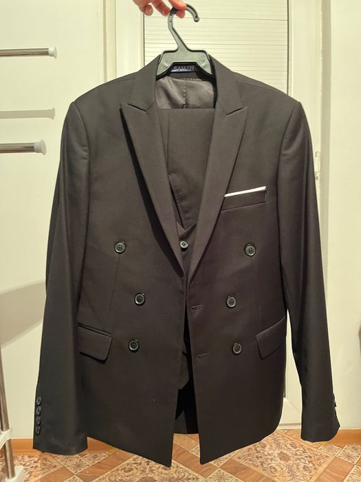 Черный костьюм шалбар тройка