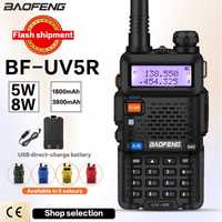 Радиостанция walkie talkie Baofeng UV5R 5W и 8W ВНОСИТЕЛ radiostation