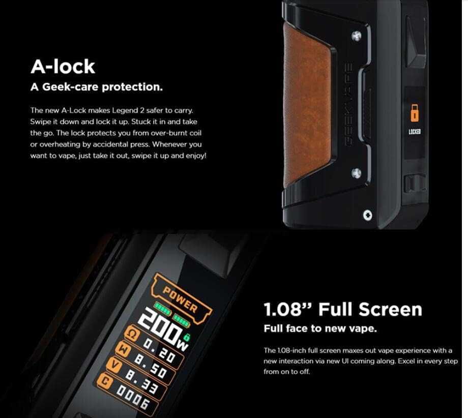 Kit Tigara Electronica Geekvape Aegis Legend 2 200w,REDUS de la 410RON