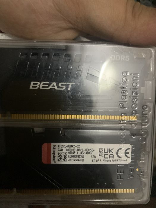 Ddr 5 32 gb продаю в идеальном состоянии