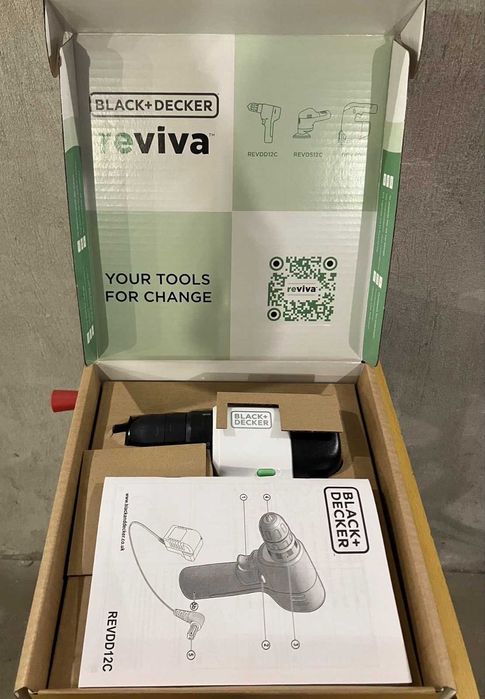 Black & Decker Акумулаторен винтоверт Reviva