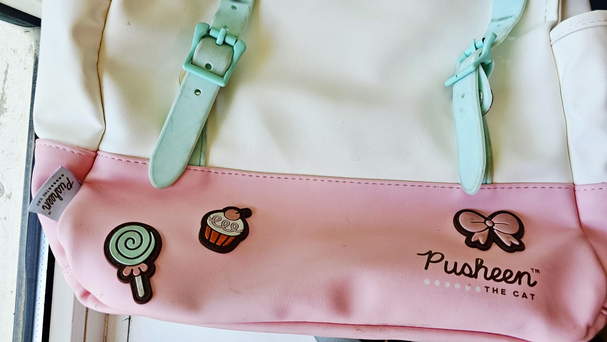 Rucsac-ghiozdan Pusheen Rose Carturesti
