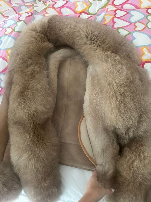 Cojoc oaie cu  blana vulpe