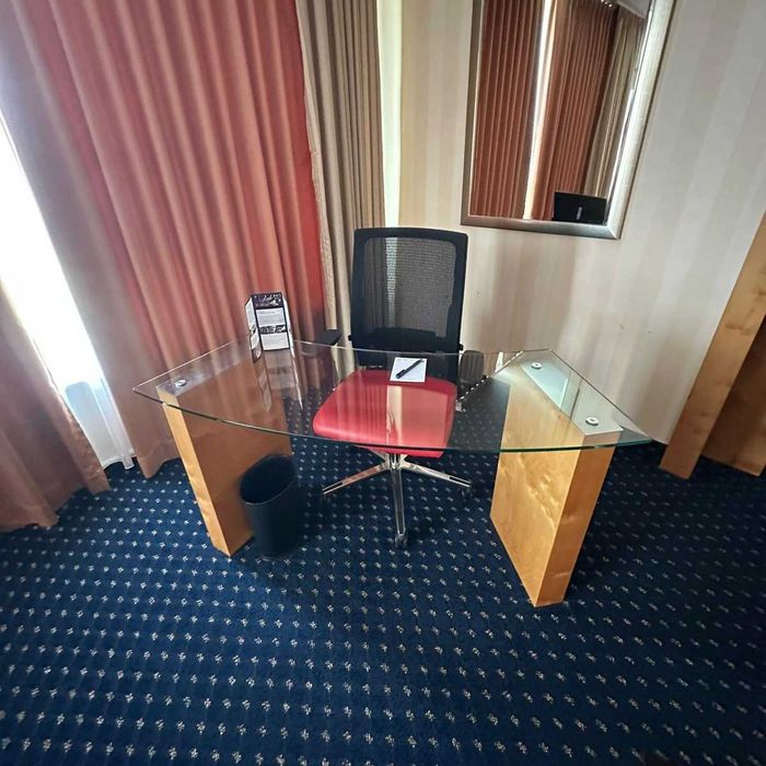 Scaun ergonomic office  gaming, roșu - negru