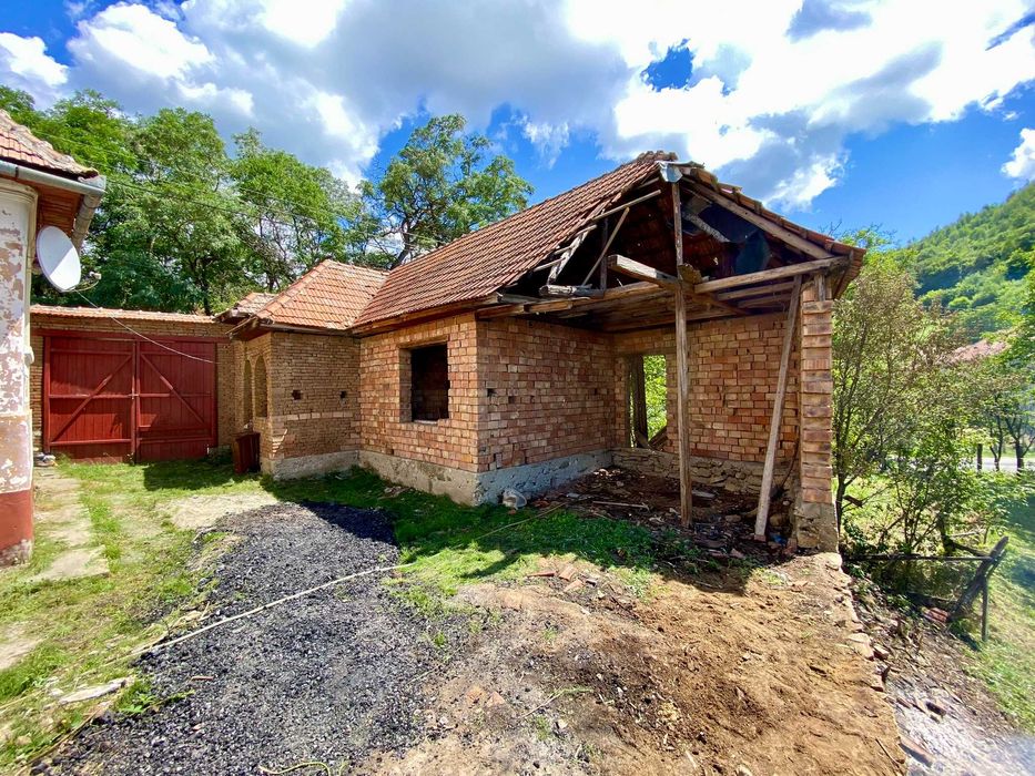 Land with a house in a scenic location.