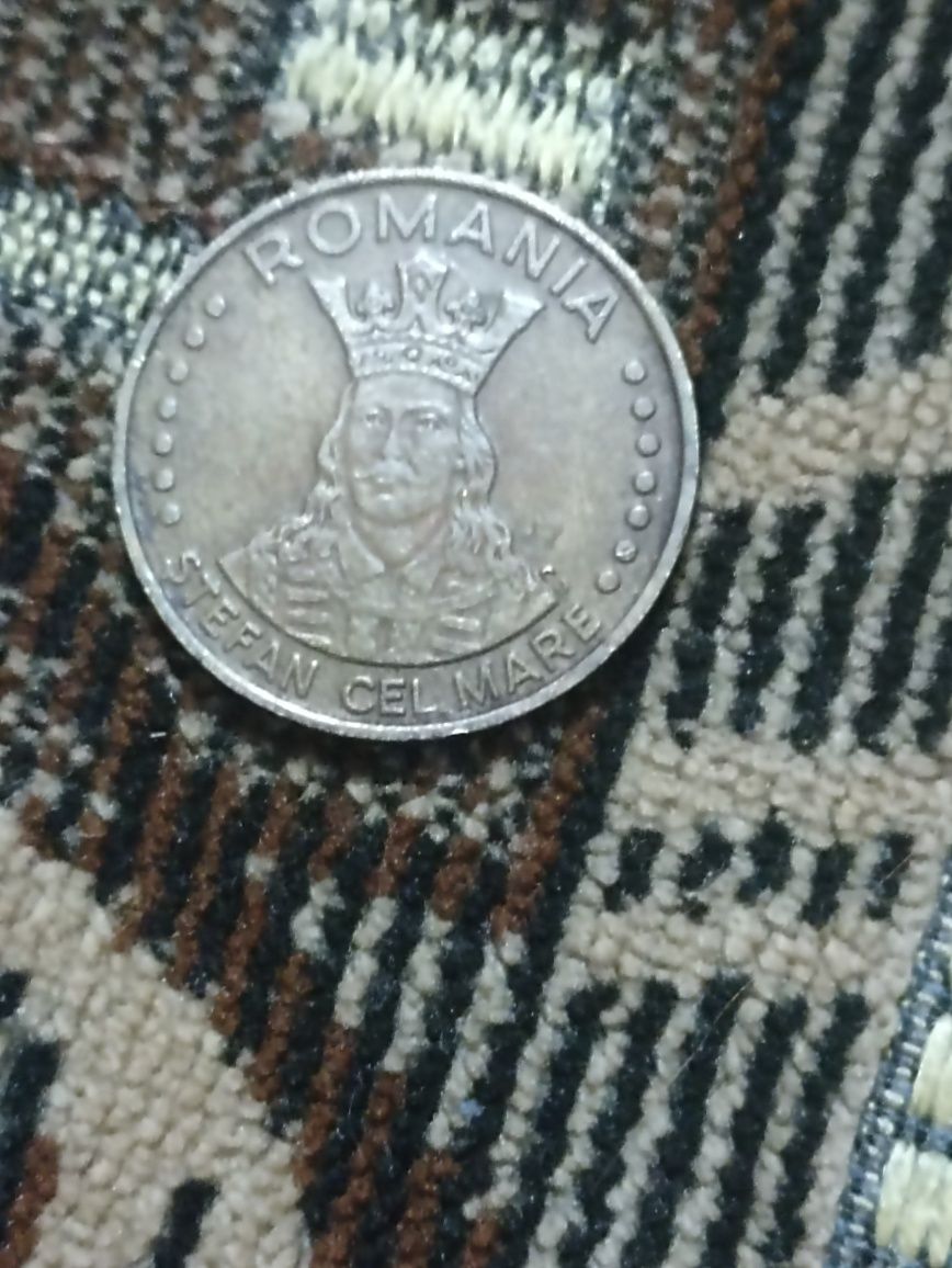 Monedă de 20 Lei cu Ștefan ce-l mare