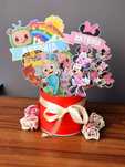 Toppere tort cu tema Cocomelon + Minnie