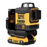 Лазерен нивелир линеен DeWALT DCLE34031D1, 18V, 3 лъча зелени