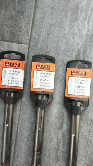 Vând 3 Burghie SDS Max