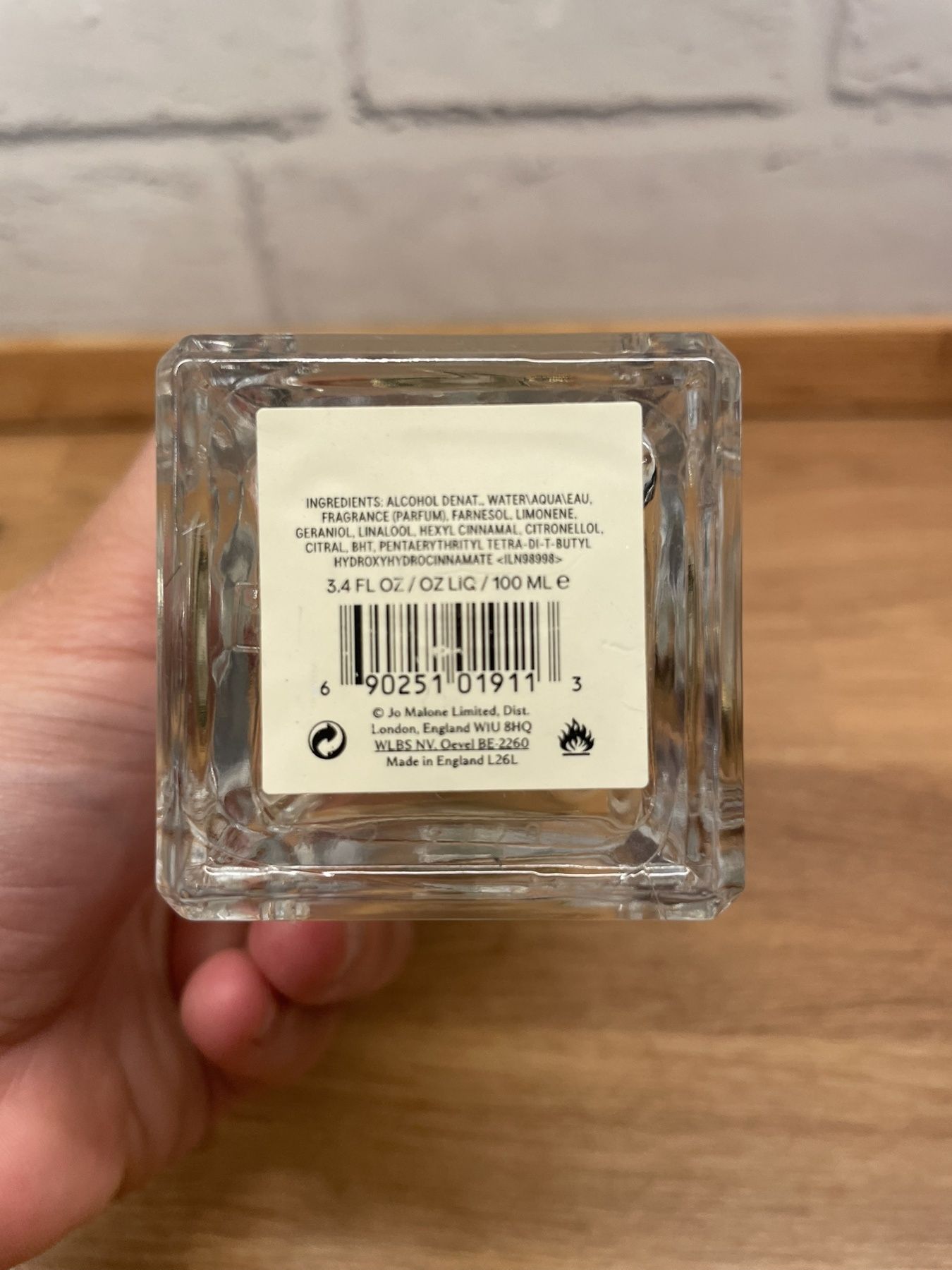 Jo Malone 100ml parfum