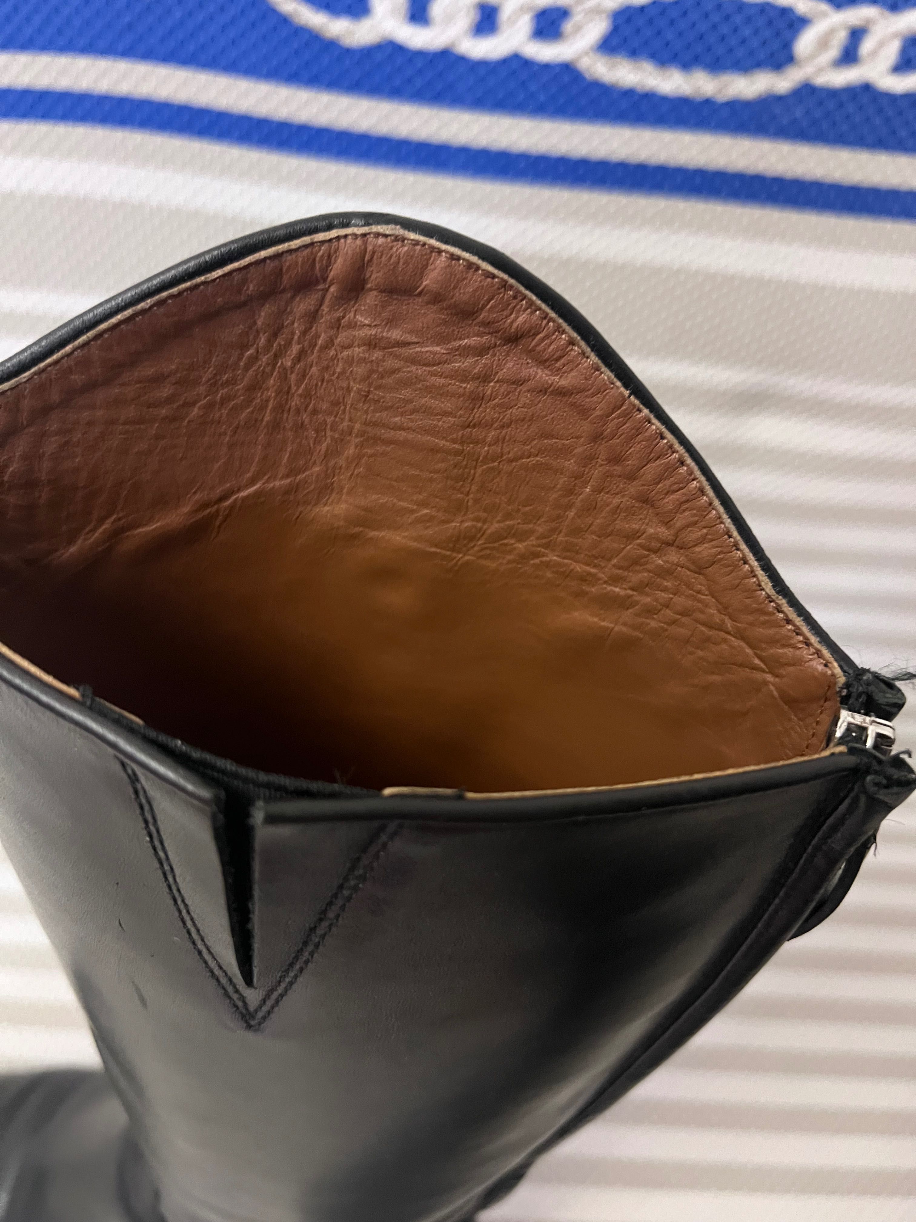 Сапоги Massimo Dutti кожаные