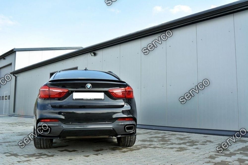 Prelungire bara spate BMW X6 F16 Mpack 2015- v1 Maxton Design