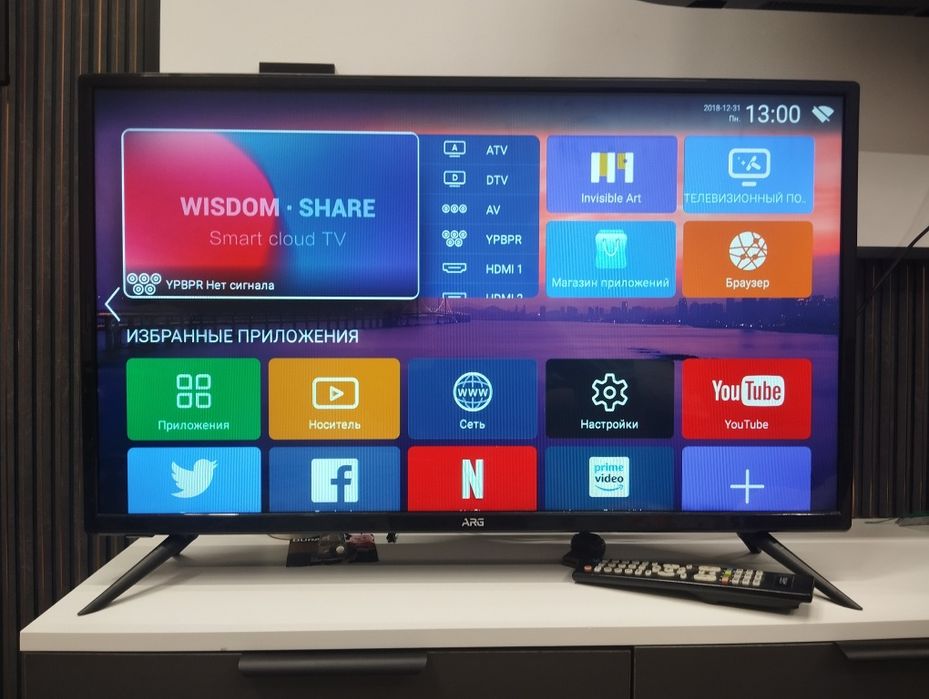 Телевизор смарт arg и yasin
