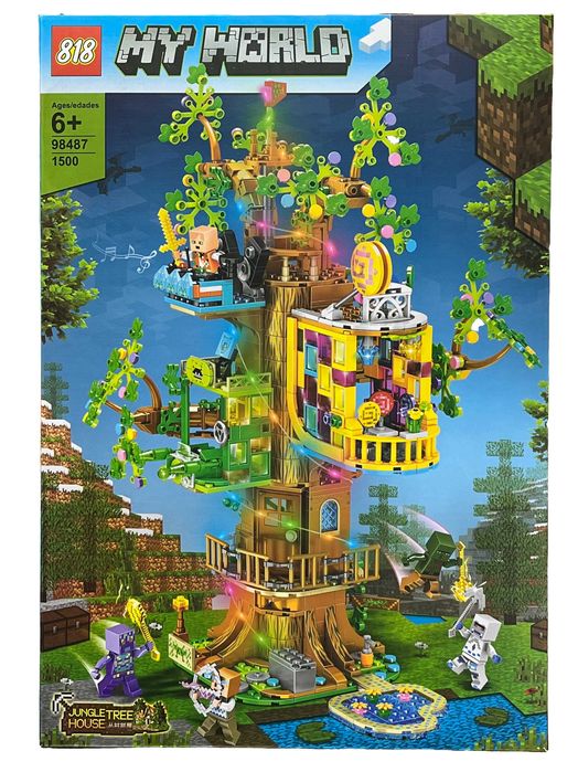 Конструктор Майнкрафт 1500 детали + Бесплатная доставка по городу Таш.