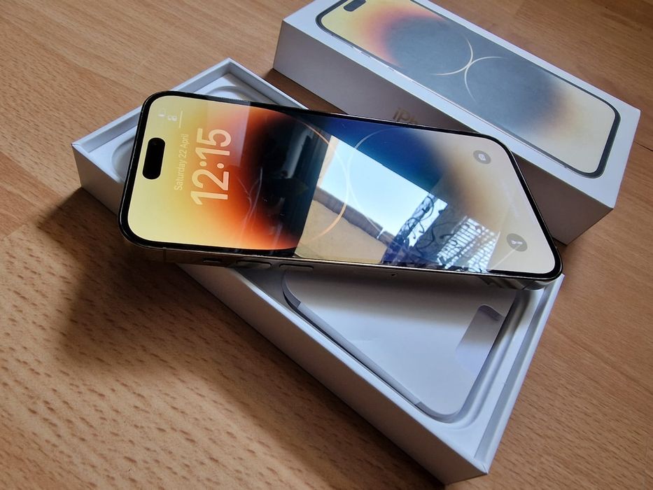 IPHONE 14 pro max 128GB, neverloked Gold