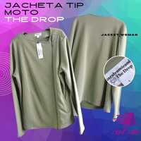 Jacheta Dama tip Moto The Drop olive green