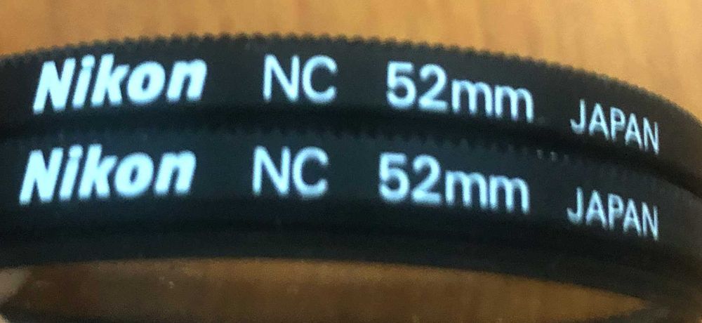 2 Filtre Nikon NC 52 mm, Japan