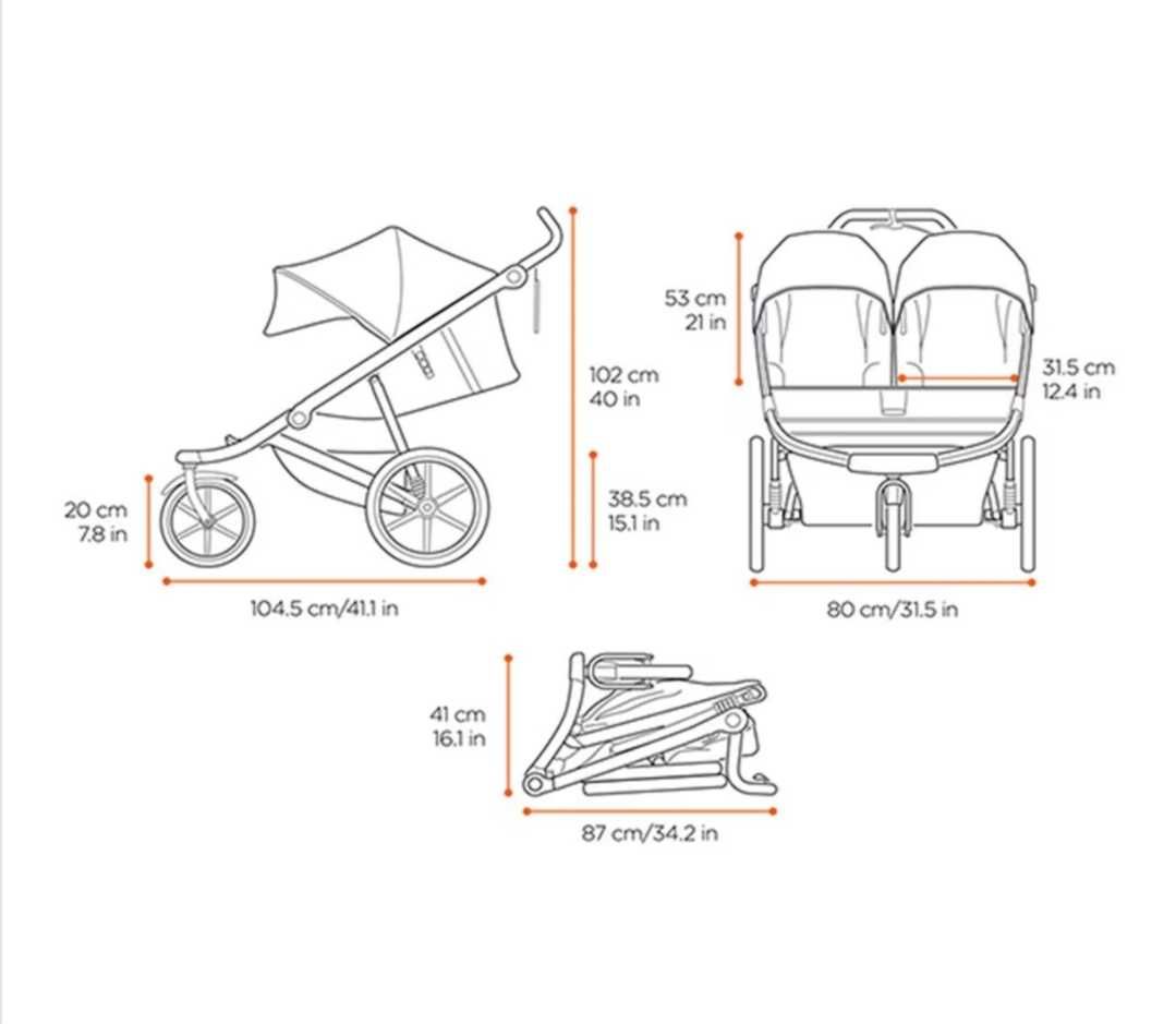 Carucior Thule Urban Glade 2 Gemeni