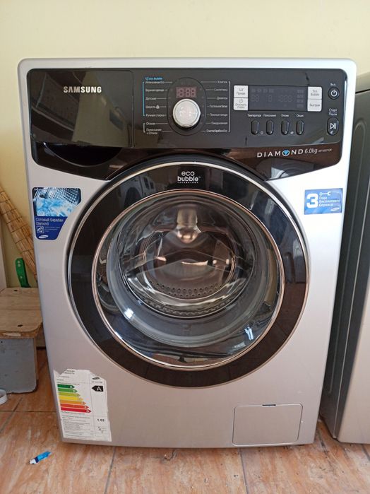 Стиралка Samsung EcoBubble Стиралная автомат барабан Diamond Стиралный