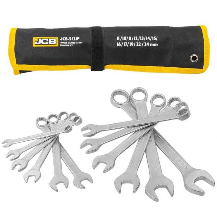 Немски Комплект звездогаечни ключове JCB 12 бр, 8-24мм